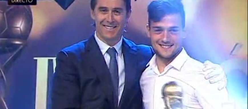 José Arnaiz (Valladolid, con Julen Lopetegui), mejor castellanomanchego en la Liga Adelante