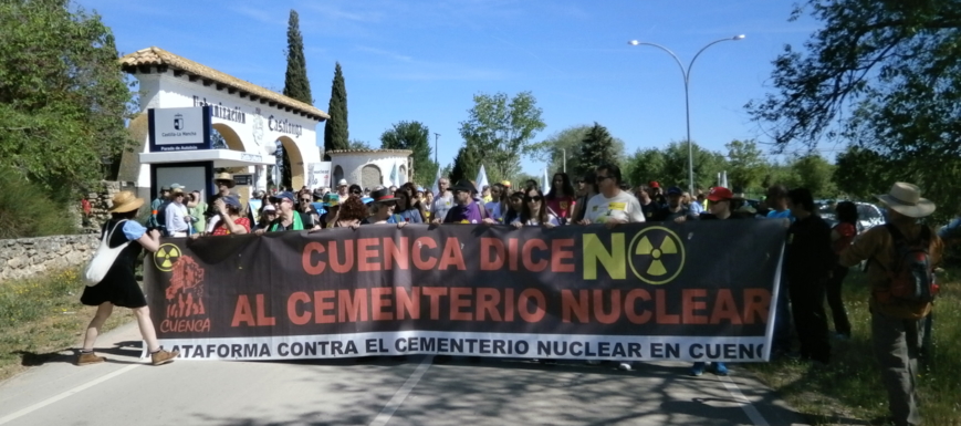 Marcha contra el ATC de Villar de Cañas