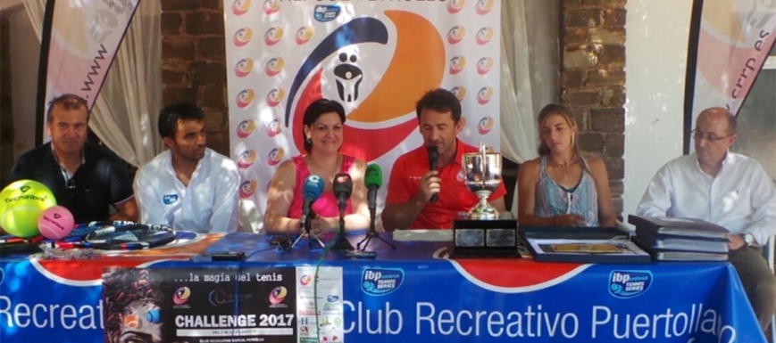 Momento de la presentación del torneo de tenis de Repsol en Puertollano