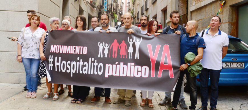 Concentración por el Hospitalito del Rey