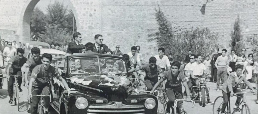 Recibimiento a Bahamontes en Toledo hace hoy 58 años