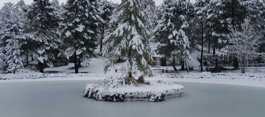 El Lagunazo, en Riópar (Albacete). Foto: Cristina Ballesteros, compartida por @MeteoHellin