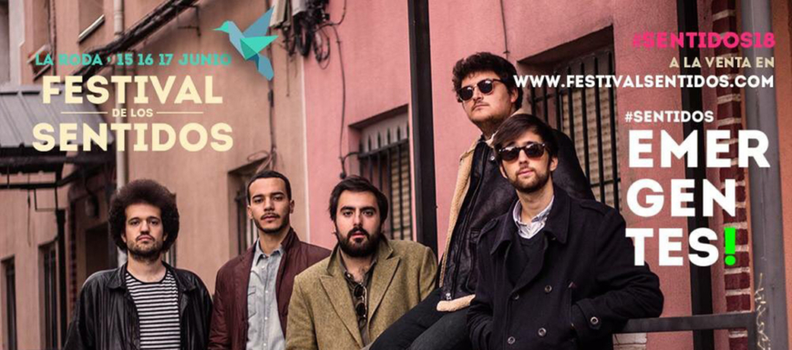 Cartel del Festival de los Sentidos con la banda ganadora