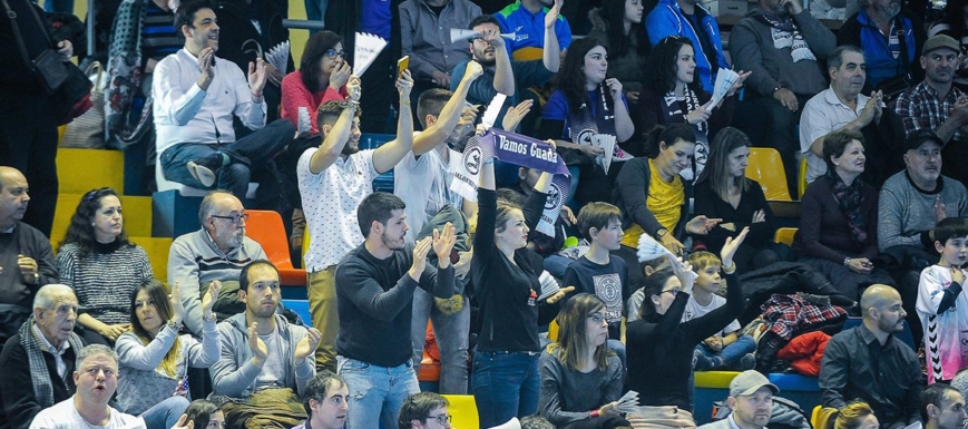 Afición del Quabit Guadalajara desplazada a Valladolid