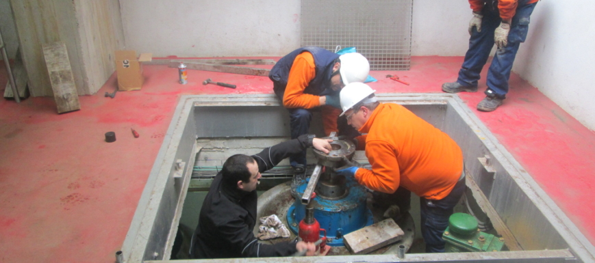 Arreglo del bombeo del embalse de Picadas
