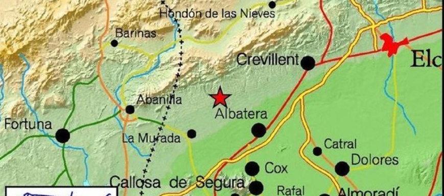 Epicentro del terremoto