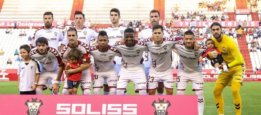 Formación del Albacete contra el Lugo