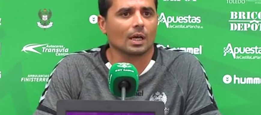 Fran Cano, en la previa del partido contra el Marchamalo
