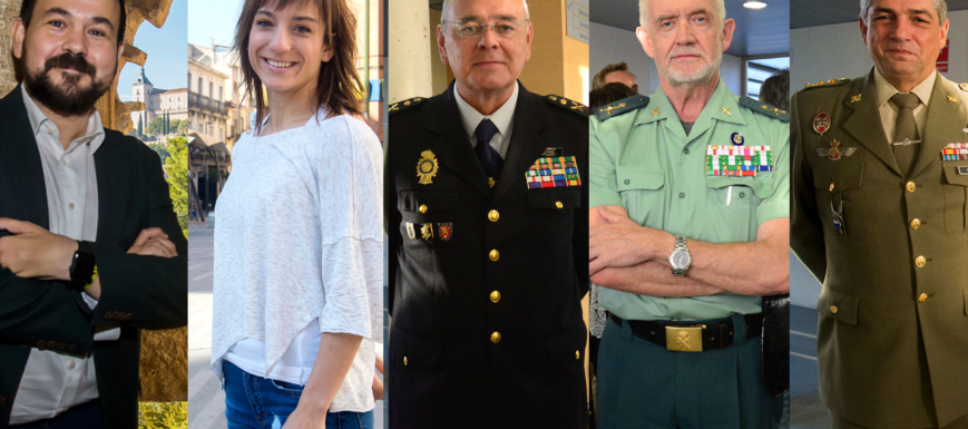 Juan Ramón Amores, Sandra Sánchez, Félix Antolín, Manuel Llamas y Javier Gallegos.