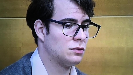 Patrick Nogueira, el asesino de Pioz, en la segunda sesión del juicio