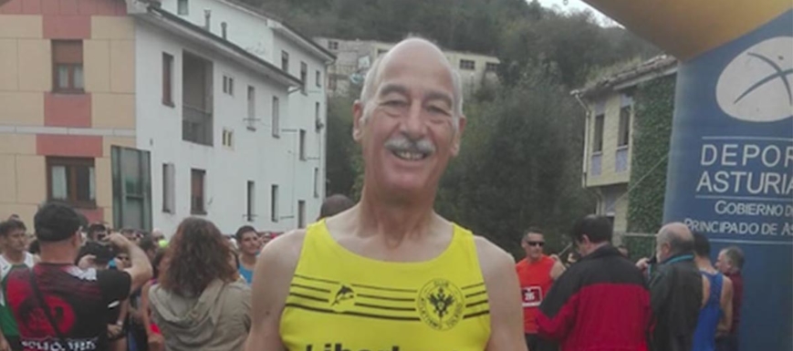 Miguel Ángel Navarro, segundo en el Angliru