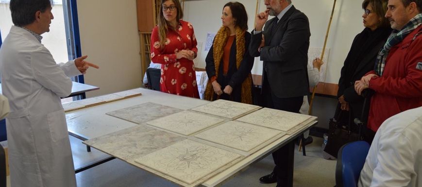 Jaime Ramos ha visitado ha visitado el Centro Ocupacional Virginia Manos Artesanas