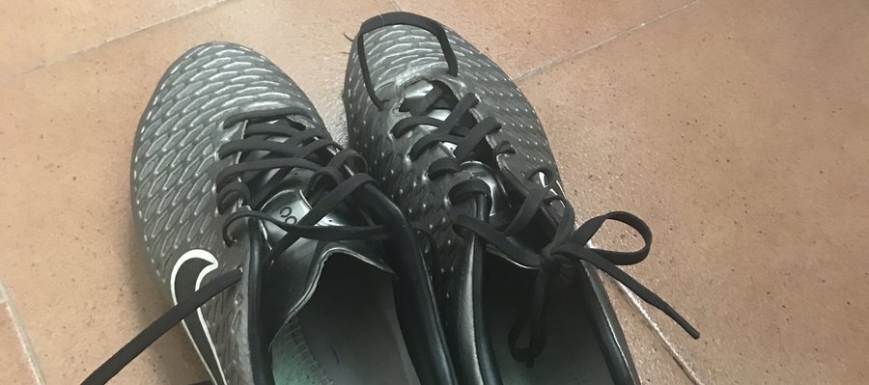 Las botas del Pulpo Romero con las que cometió el fallo