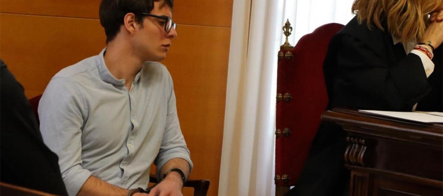 Patrick Nogueira, autor confeso del parricidio de Pioz, en el juicio
