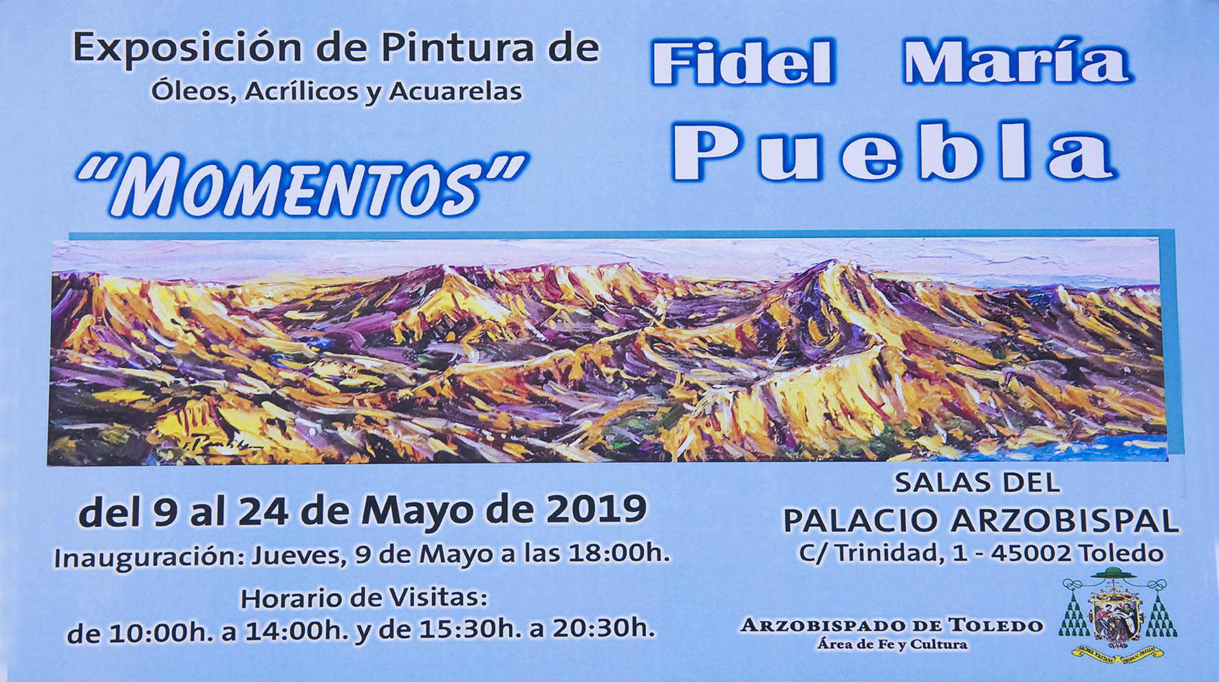 "Momentos", la nueva exposición de Fidel María Puebla que se podrá ver