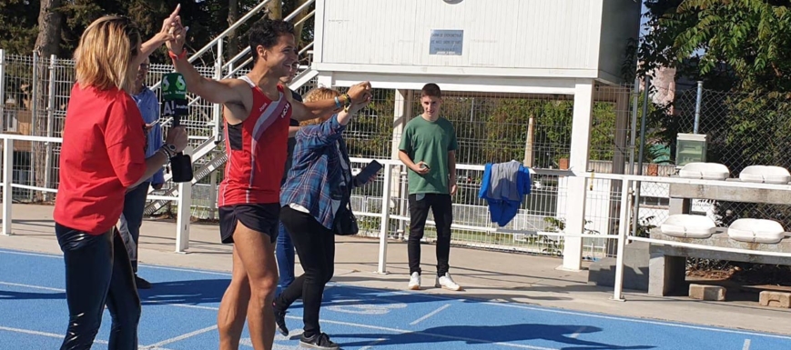 Christian López, el día que batió sus dos últimos records