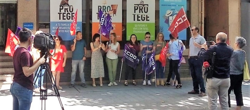 Huelga de las 15 trabajadoras de Accept@-Santalucía en CLM