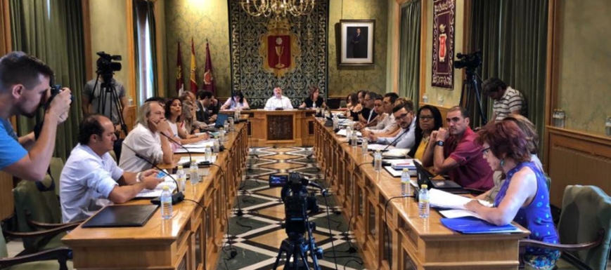 Pleno del Ayuntamiento de Cuenca en el que se ha tratado, entre otras cosas, el asunto de los vertidos sanitarios al Júcar