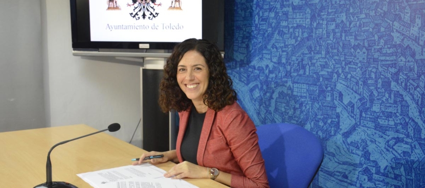 Noelia de la Cruz, portavoz del Ayuntamiento de Toledo, informó de la aprobación de las ayudas a deportistas y clubes