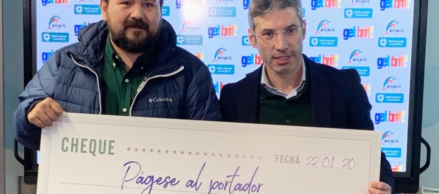 Amores y Víctor Vicente, juntos en la lucha contra la ELA