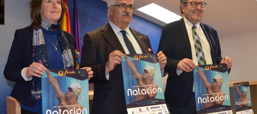 Presentación del Campeonato Regional de Natación de Fecam
