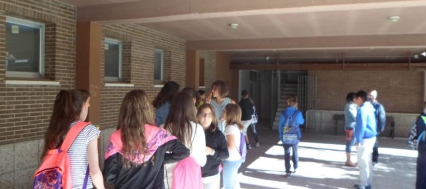 Detalle del IES Juan D'Opazo, de Daimiel, de un curso anterior