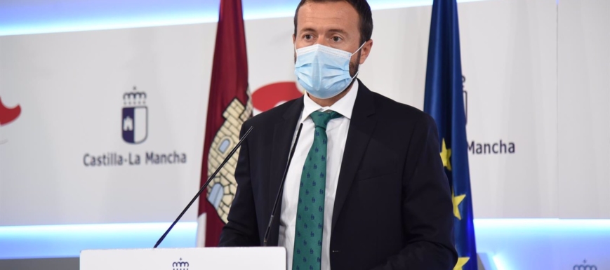 Consejero de Desarrollo Sostenible, José Luis Escudero, en rueda de prensa.